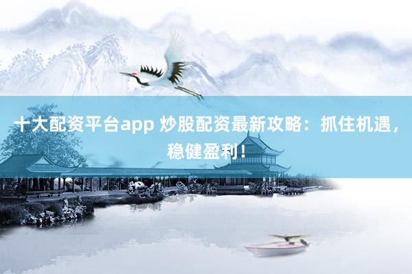 十大配資平臺(tái)app 炒股配資最新攻略：抓住機(jī)遇，穩(wěn)健盈利！
